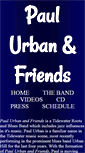 Mobile Screenshot of paulurbanmusic.com