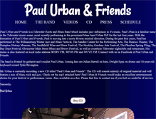 Tablet Screenshot of paulurbanmusic.com